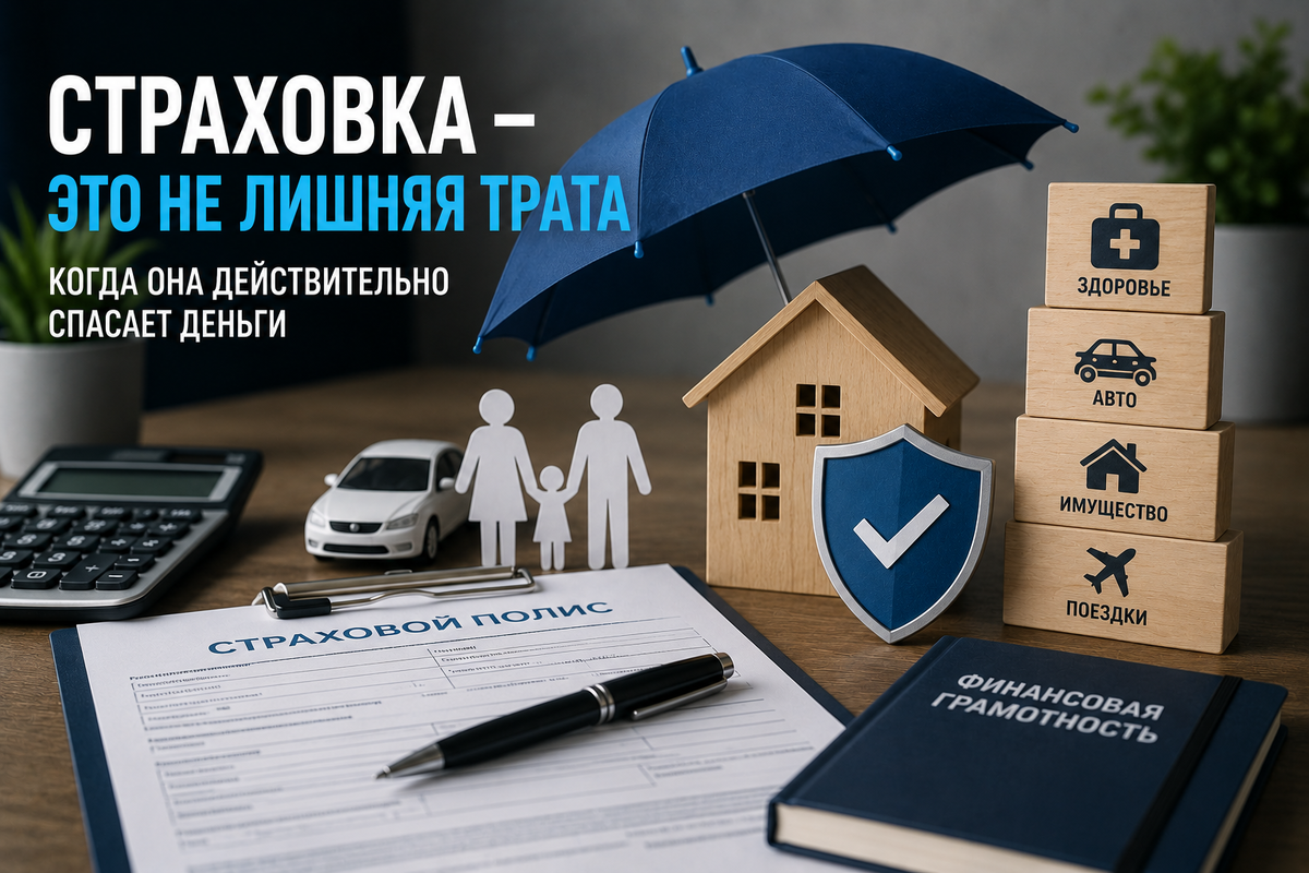 Страховка — это не лишняя трата: когда она действительно спасает деньги