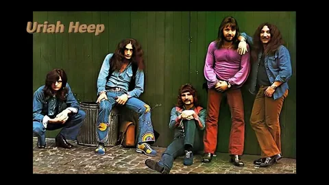 Группа Uriah Heep в золотом составе 1970-х годов