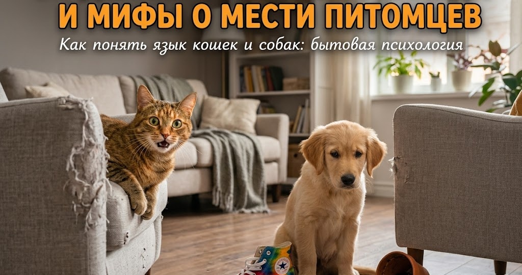 🔴"Он делает это назло!": Главное заблуждение владельцев кошек и собак, которое разрушает доверие