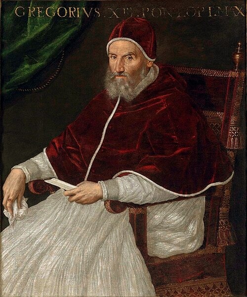 «Портрет папы Григория XIII», Лавиния Фонтана, 1585 год.