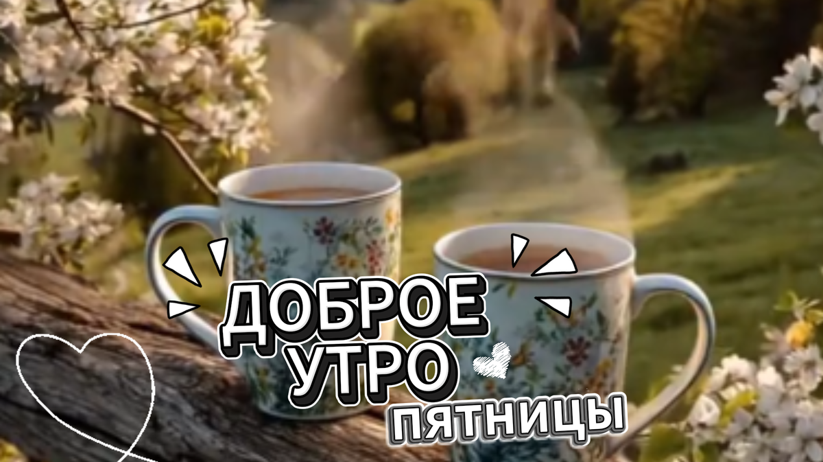 доброе утро пятницы пожелания добра