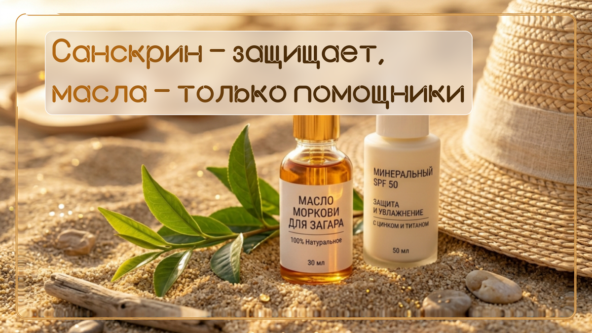 Натуральные средства с SPF