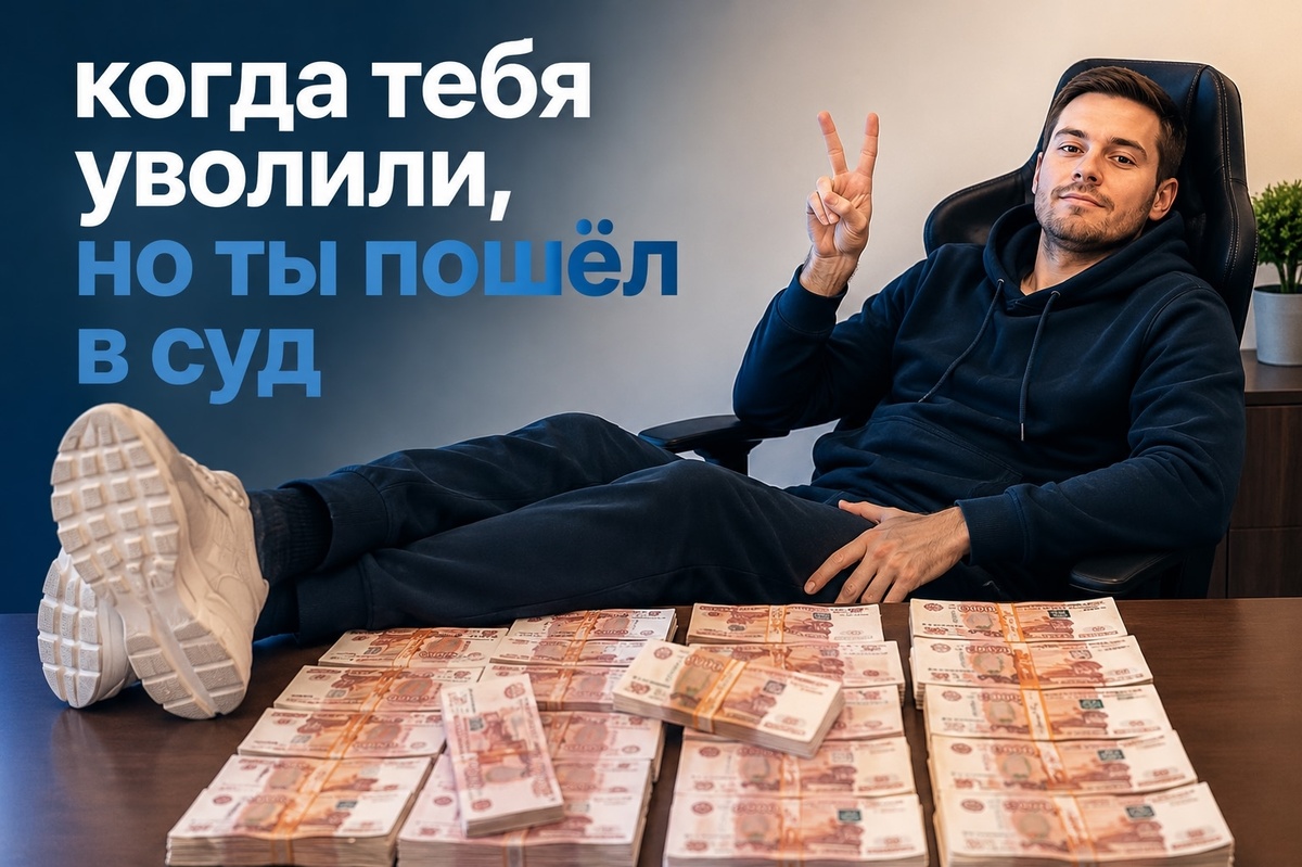 Нет, это не слёзы, просто работодателю трудовой кодекс попал в глаз 