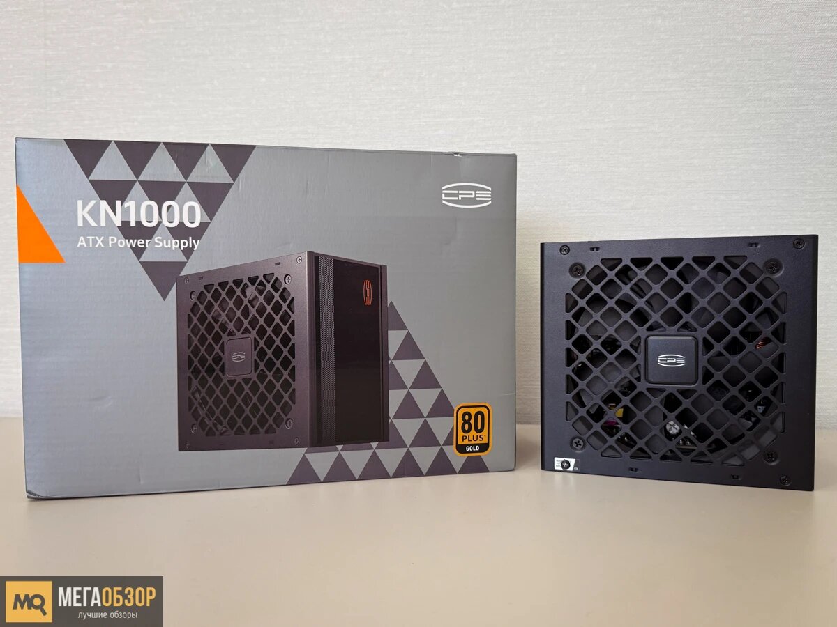    Обзор и тесты PCCooler KN1000. Модульный блок питания 80 Plus Gold MegaObzor.com