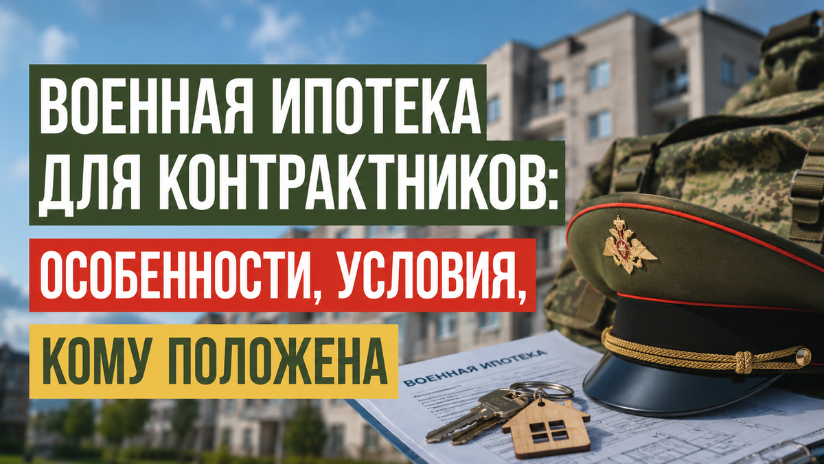 Военная ипотека для контрактников: особенности, условия, кому положена