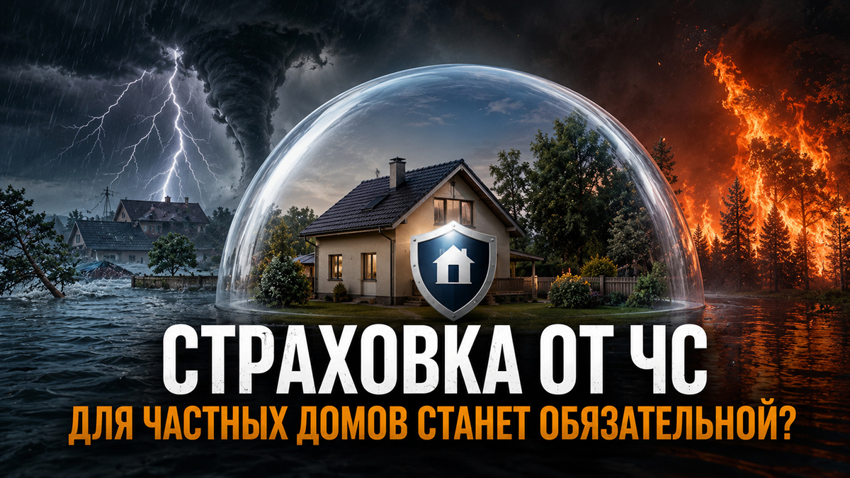 Минфин рассматривает обязательное страхование ИЖС от чрезвычайных ситуаций