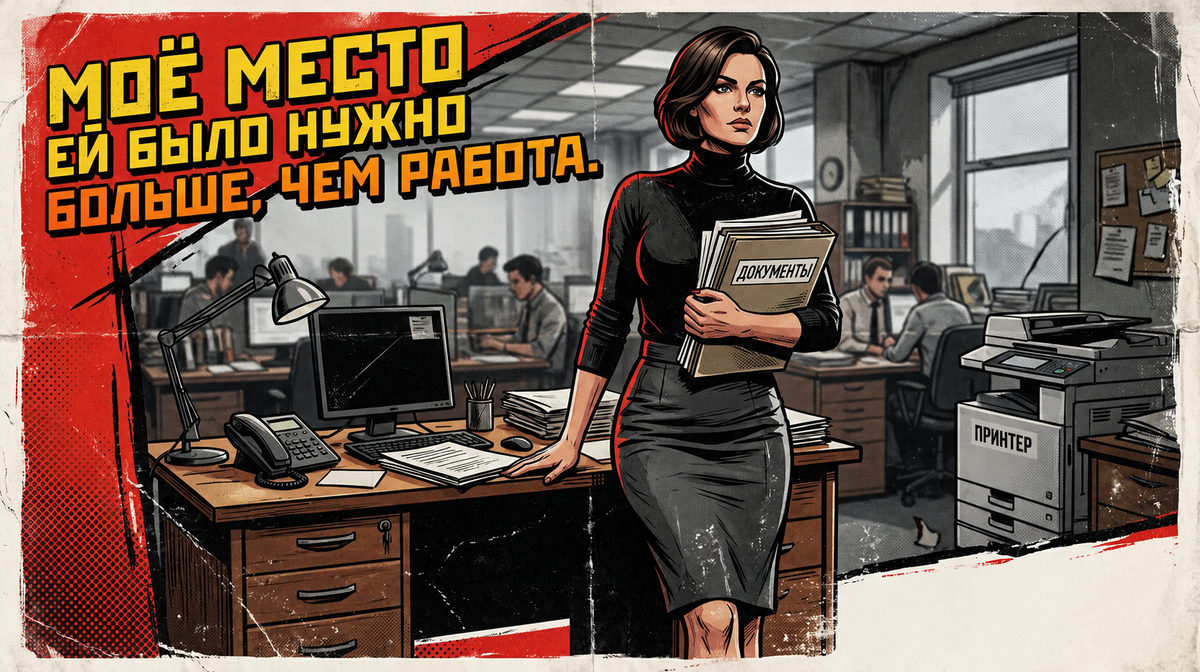 Моё место ей было нужно больше, чем работа