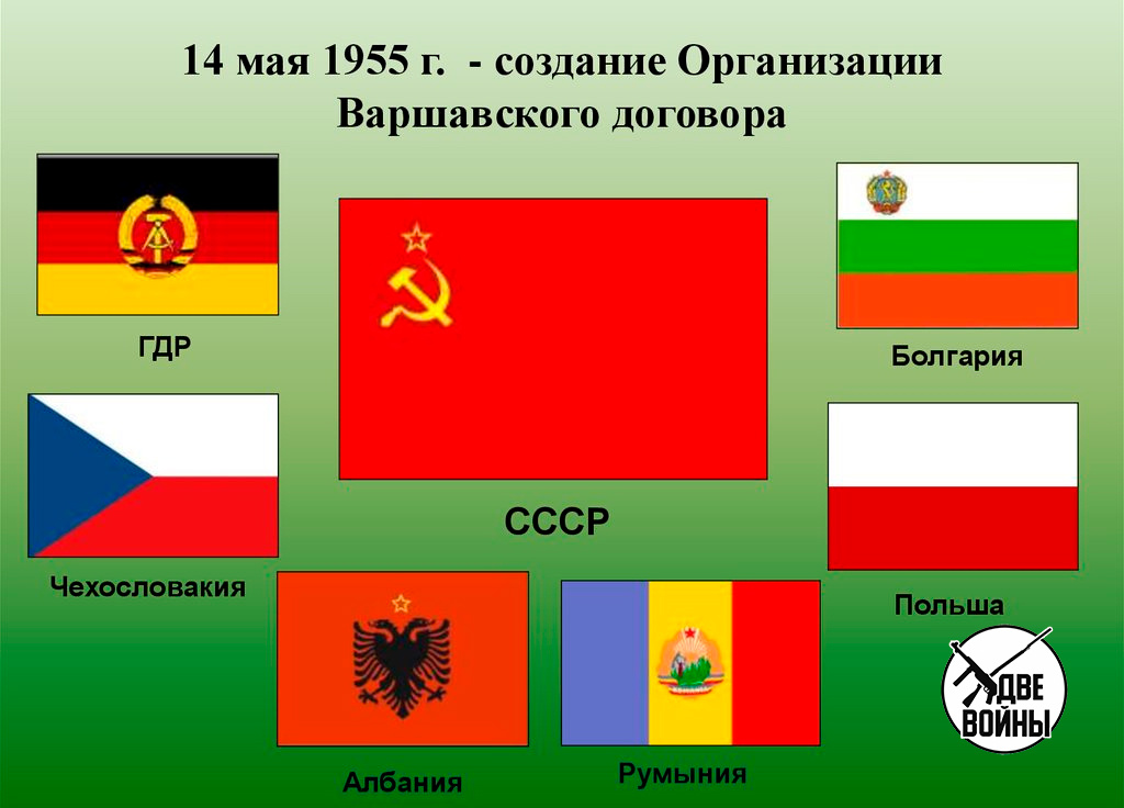 Страны Варшавского договора. Фото в свободном доступе.