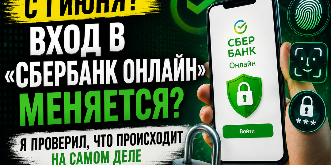С 1 июня вход в «СберБанк Онлайн» меняется? Я проверил, что происходит на самом деле.