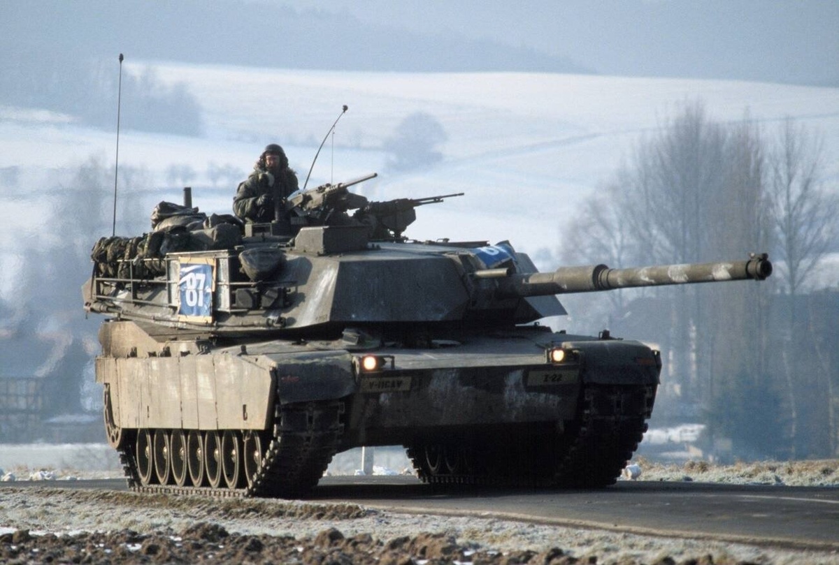 M1 первых модификаций в ФРГ 1980 год