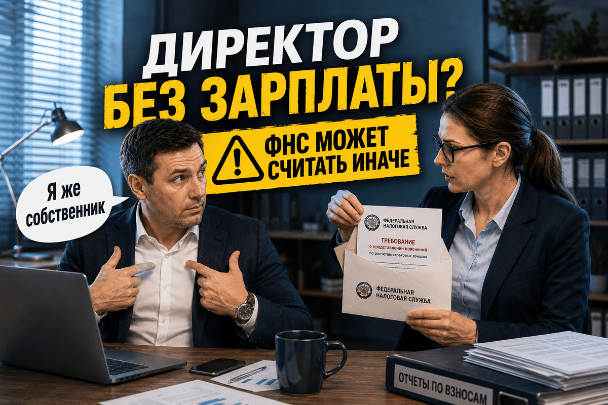 Директор без зарплаты?