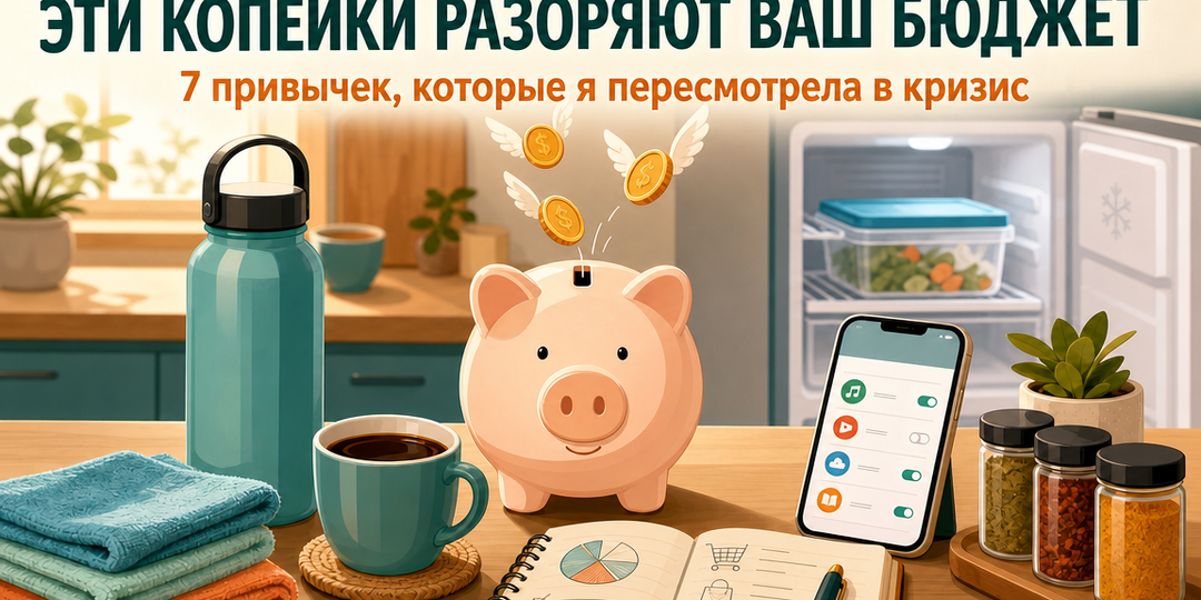 Эти копейки разоряют ваш бюджет. 7 привычек, которые я пересмотрела в кризис