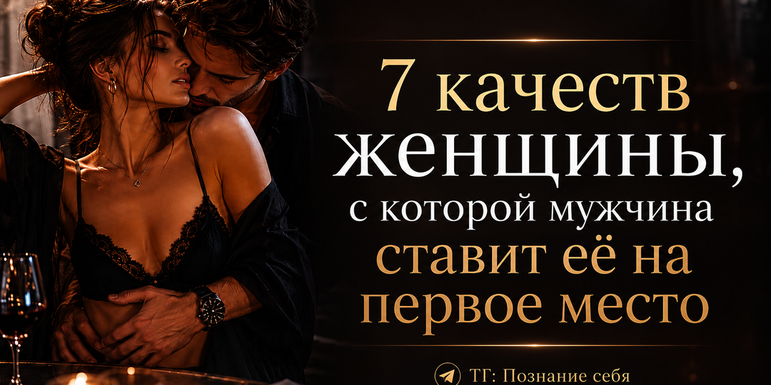 7 качеств женщины, которую мужчина ставит на первое место