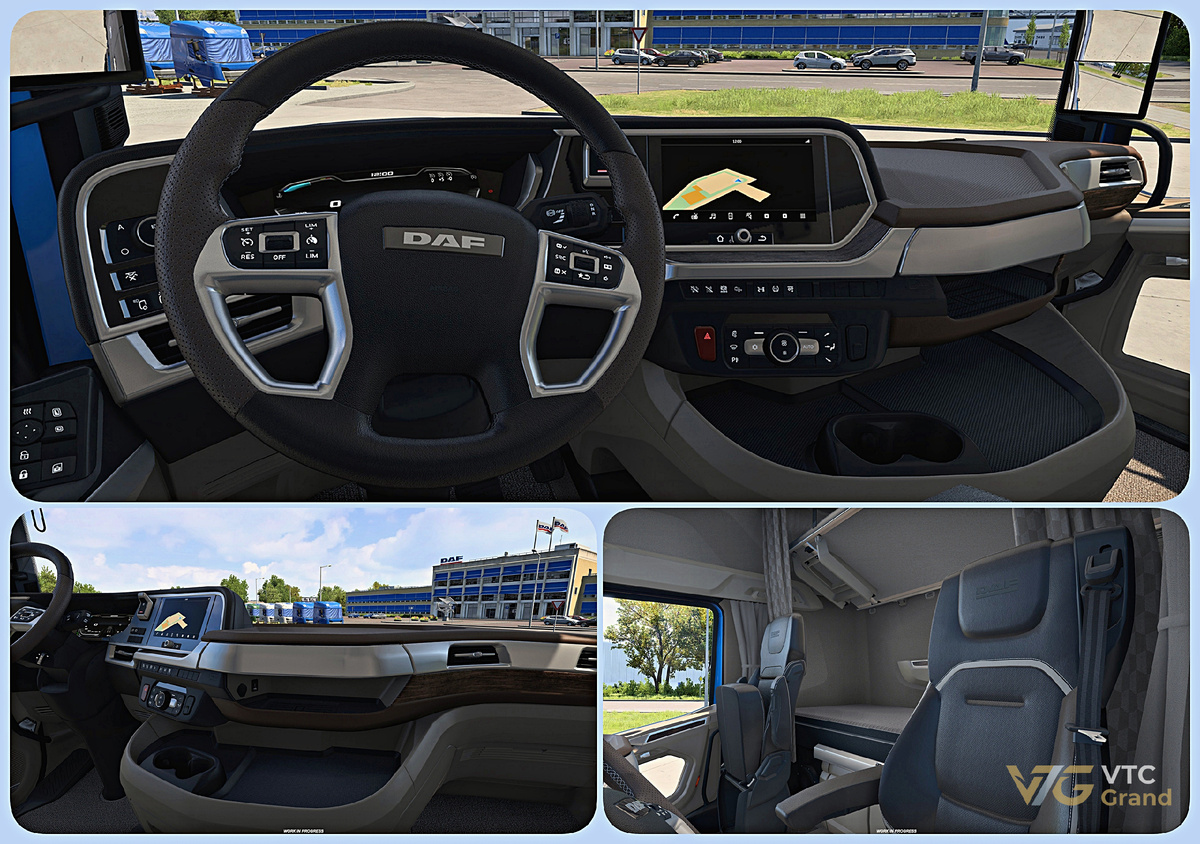 Коллаж из оригинальные кадров SCS Software (цветокоррекция и постобработка выполнены VTC Grand)