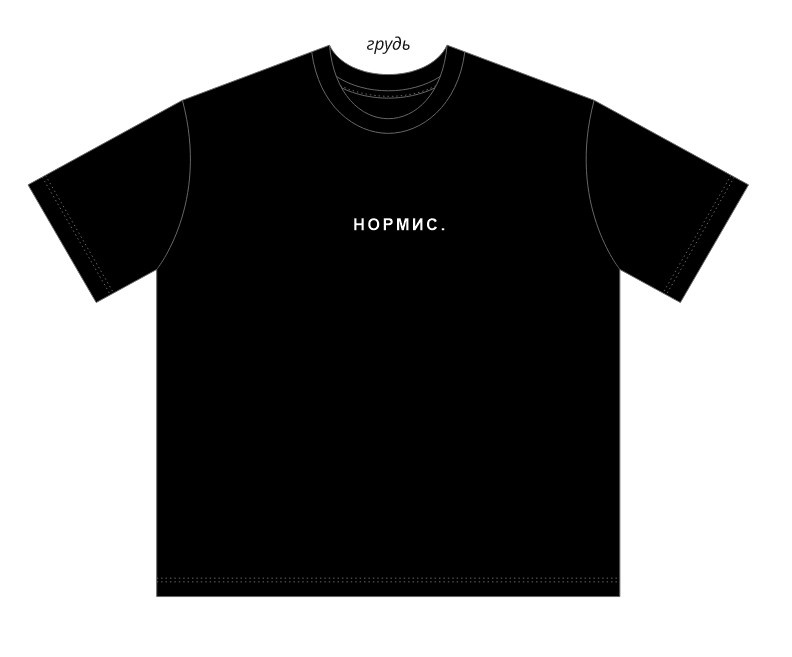 Дизайн футболки "Нормис"