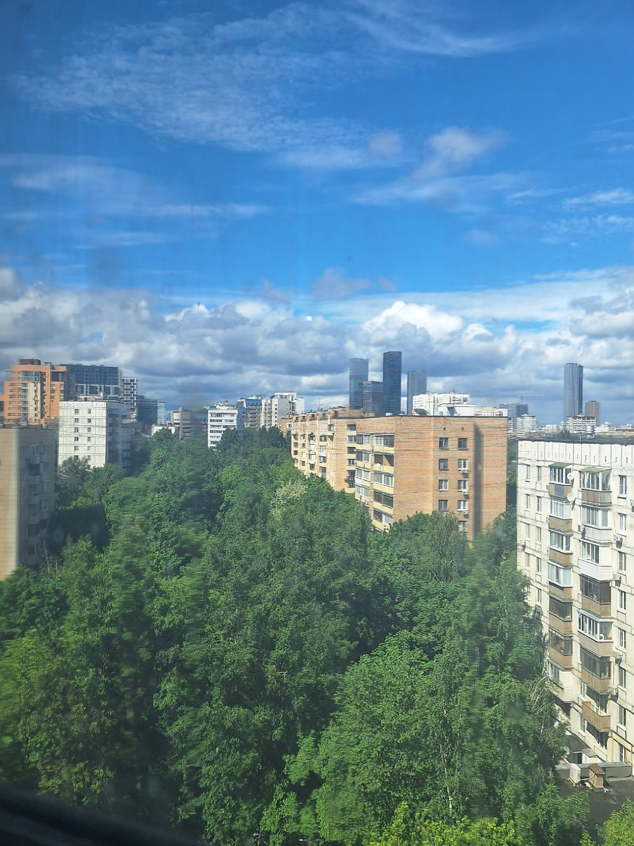 Вид из окна дома на Верхней Масловке. Фото - собственность автора канала "ТАК НАДО".