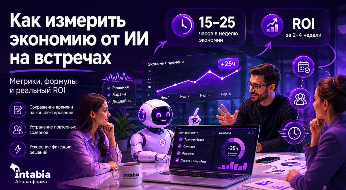 Как измерить экономию от ИИ на встречах