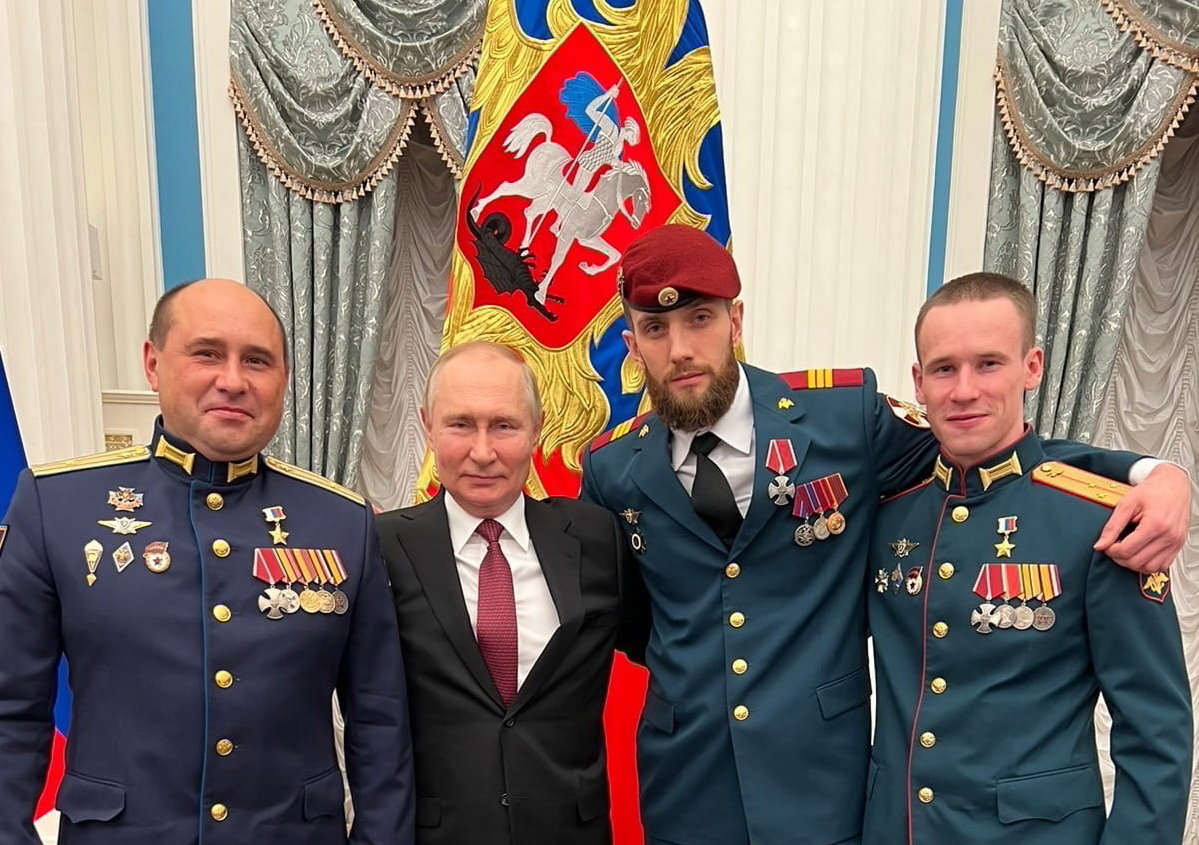 Новые управленческие кадры России с презмдентом РФ Путиным. Герои СВО