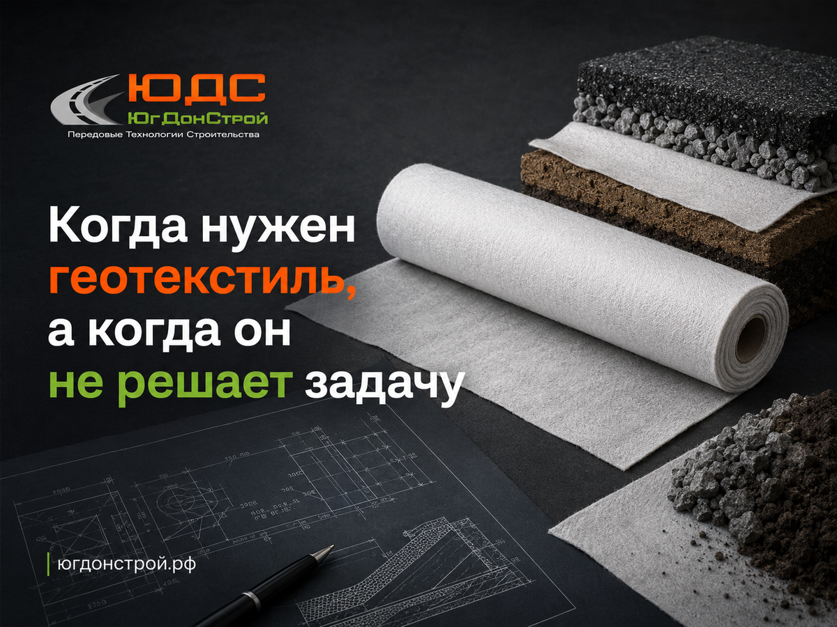 Применение геотекстиля в строительстве и дренажных системах - югдонстрой.рф