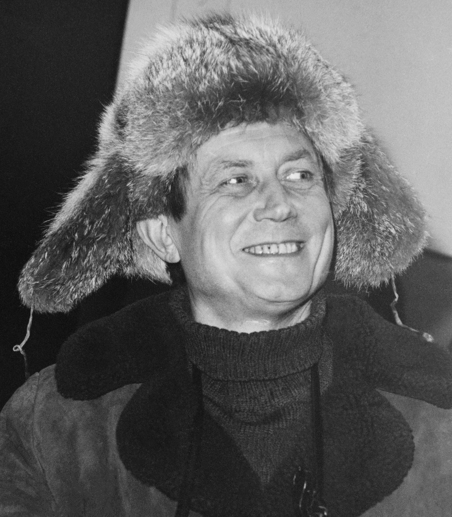 Поэт Евгений Александрович Евтушенко. Лев Медведев, 1978 год, г. Москва, архив Льва Медведева.
