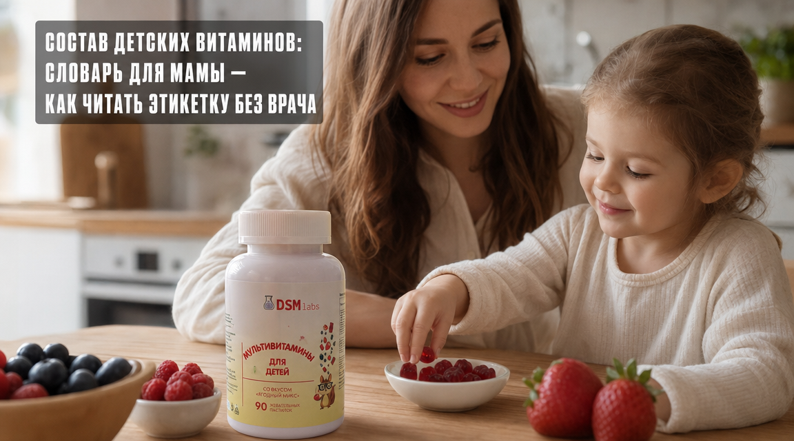 Состав детских витаминов