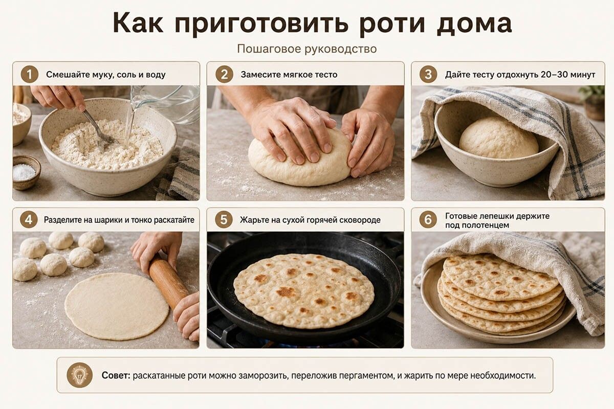 Понадобятся только мука, вода и соль. Источник: нейросеть📷
