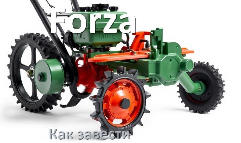 
Как завести мотоблок Forza правильно после зимы
