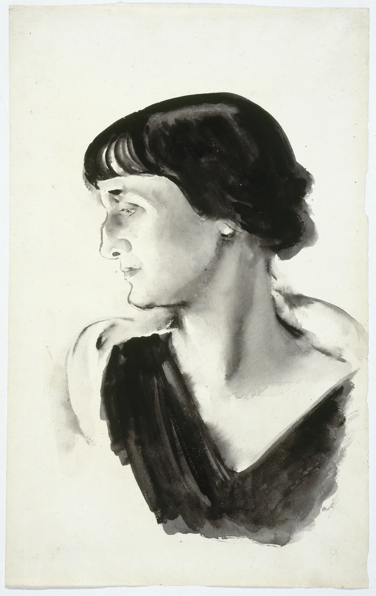 Тырса Н.А, "Портрет А.А.Ахматовой" https://rusmuseum.ru/collections/figure/portret-a-a-akhmatovoy/