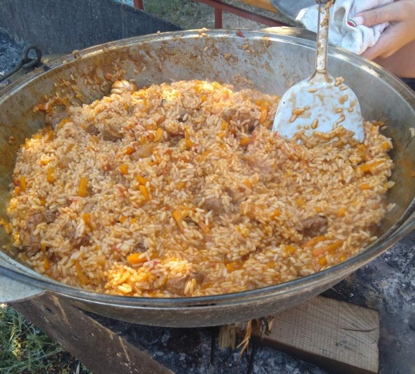 Плов на костре