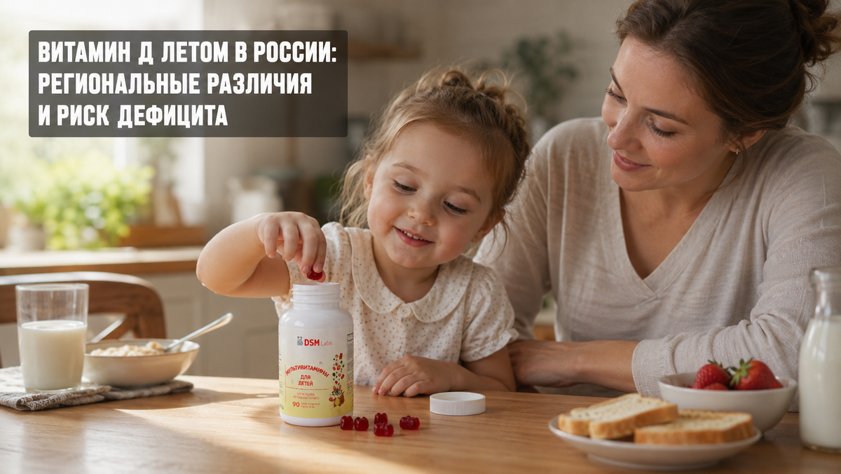 Летние солнечные дни способствуют выработке витамина Д.