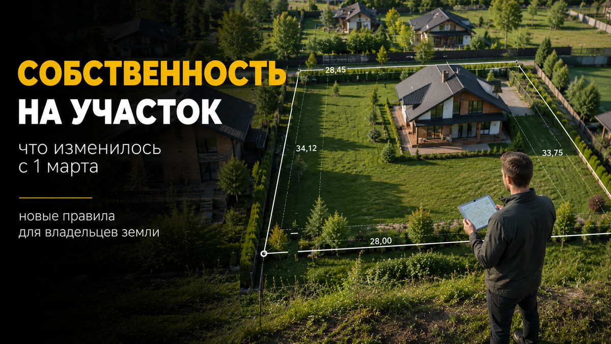 Жилой участок с новыми правилами