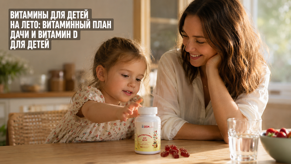 Летний план витамин для детей на даче.