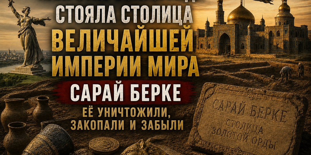 Напротив Волгограда стояла столица величайшей империи мира. Её уничтожили, закопали и забыли
