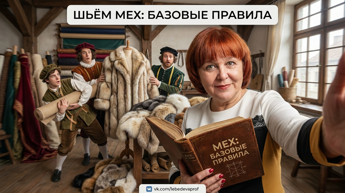    Узнайте основные правила шитья меха и работы с пушистыми тканями. LebedevAV