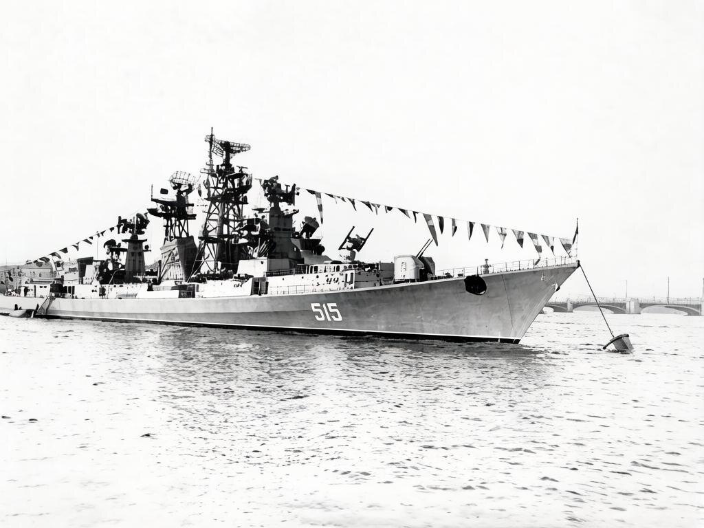 БПК «Славный» в Ленинграде в ноябре 1968 года