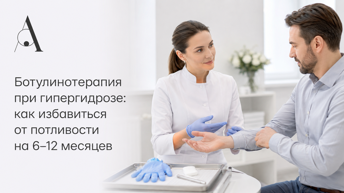Ботулинотерапия при гипергидрозе: как снизить потливость на 6–12 месяцев