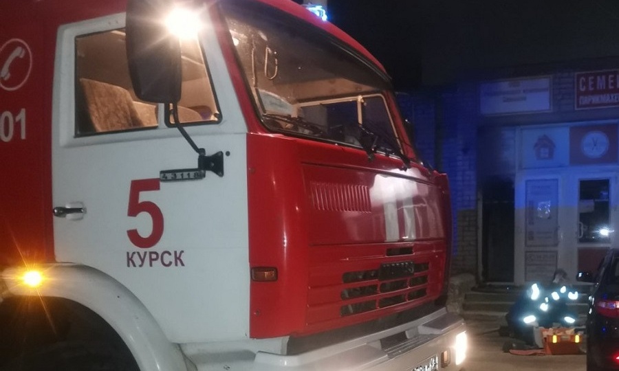 В Курске назвали причину крупного пожара на улице 1-й Стрелецкой