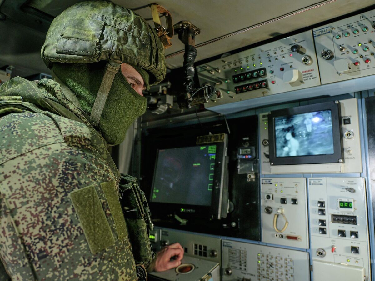 Боевая работа расчета ЗРК Тор-М2