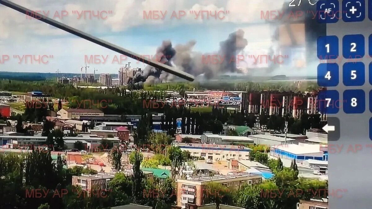    Пожар в Аксае   МБУ АР «УПЧС»