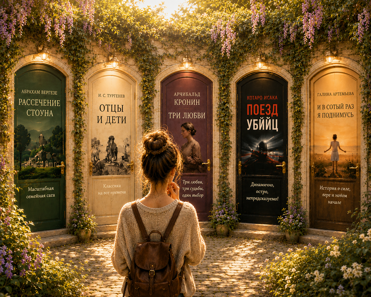 Пять книг. Пять дверей. Пять совершенно разных миров.
Какую из них я открою первой - пока сама не знаю.
Уже предвкушаю встречи с новыми героями, неожиданными сюжетами и книжными открытиями июня.