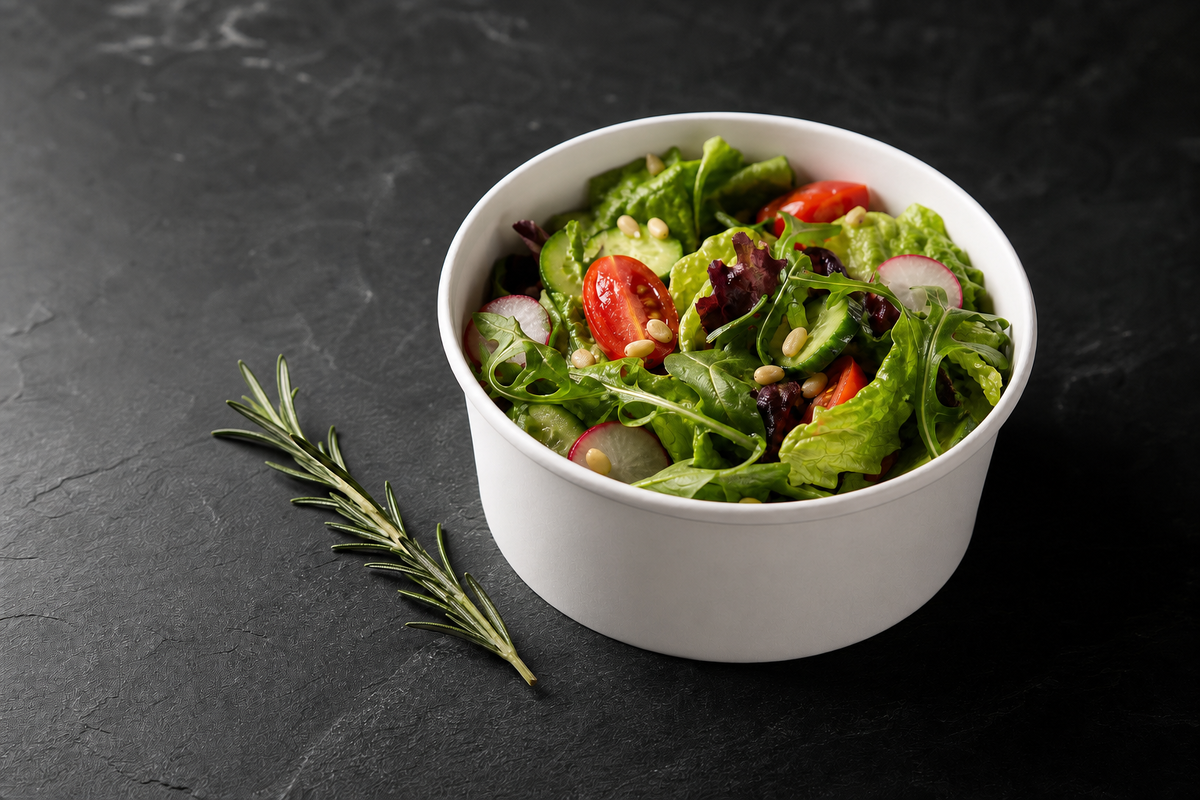 Одноразовые бумажные контейнеры для еды Salad Bowl бренда Green Ant являются воплощением красоты и элегантности. Круглая форма всегда притягивает взгляд и выгодно выделяет бумажную упаковку на витрине среди конкурентов. Подробнее - на сайте: https://green-ant.ru/catalog/konteynery-salad-bowl.html