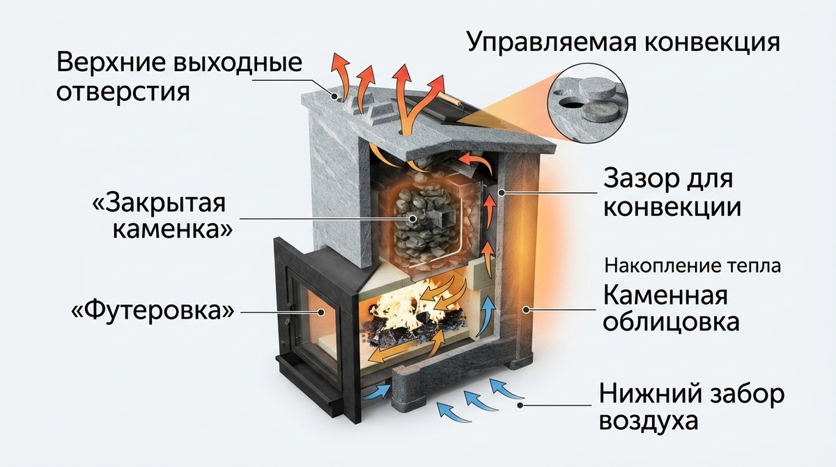 Печь для русской бани "Онего" от Талькорус  talkorus.ru
