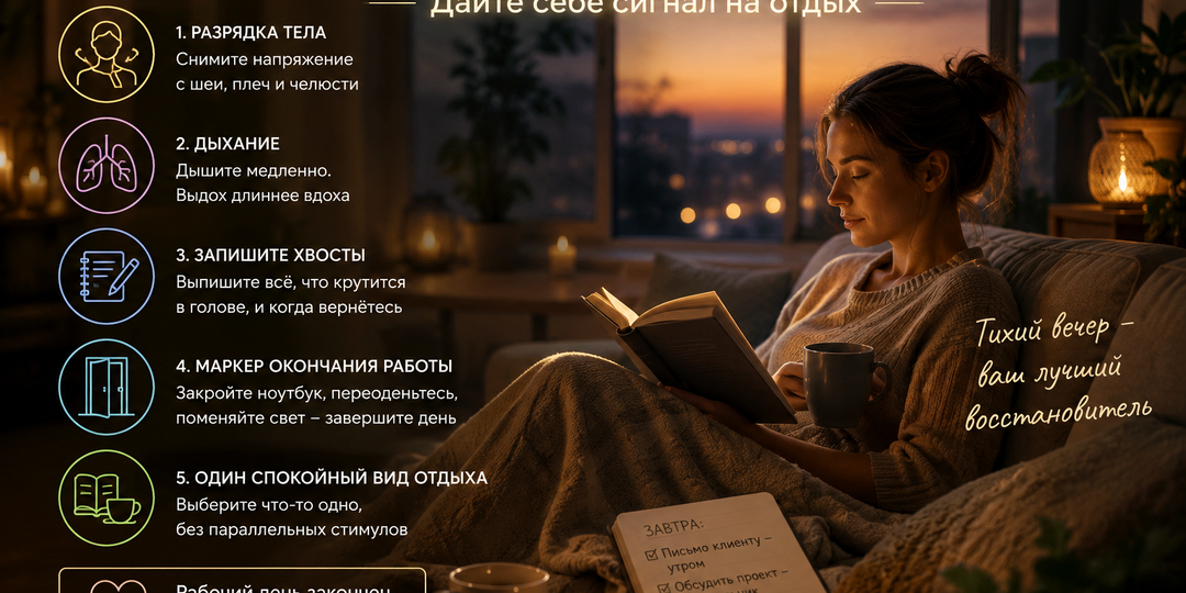 "После работы «гудит голова»: почему не получается переключиться на отдых и что мешает восстановиться"