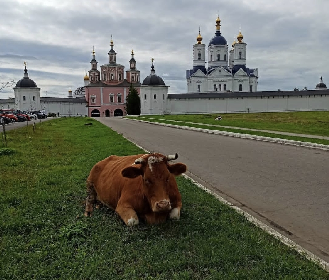 У входа в монастырь. Фото автора
