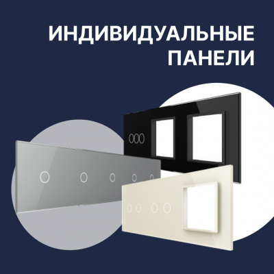 Индивидуальные панели Livolo: как собрать блок выключателей под любой интерьер?