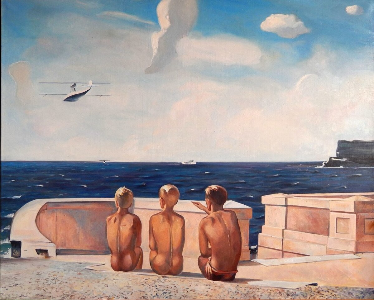 Александр Дейнека «Будущие летчики», 1938