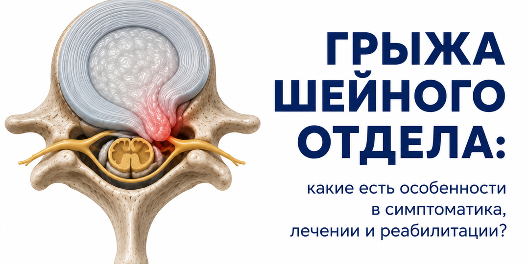Грыжа шейного отдела: какие есть особенности в симптоматике, лечении и реабилитации?