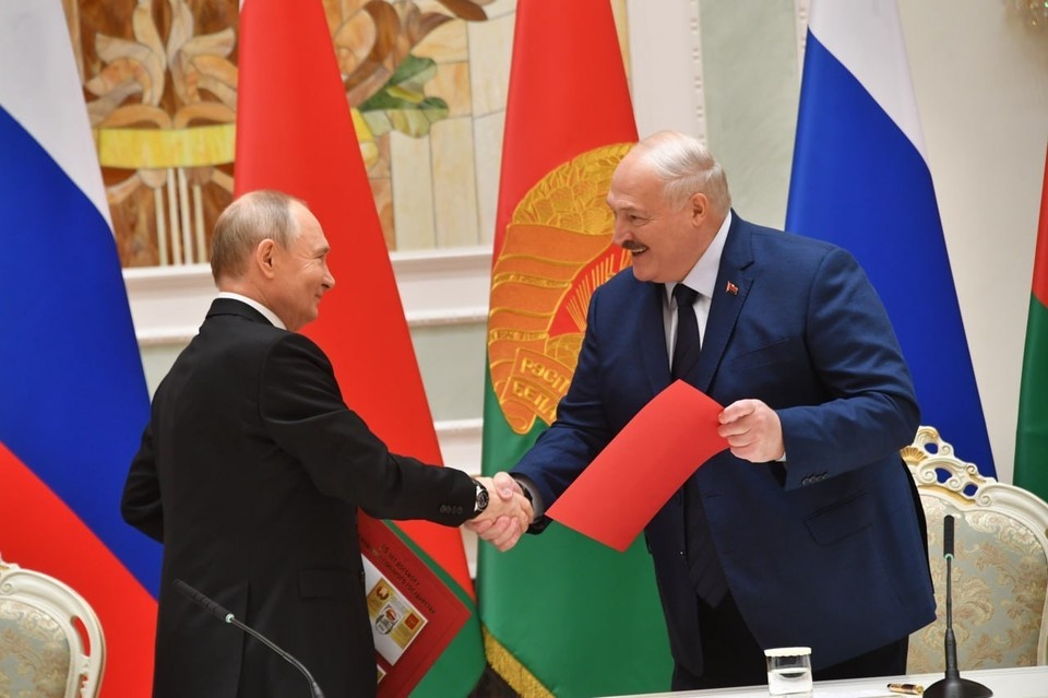    Встреча Путина и Лукашенко на саммите ЕАЭС продолжалась почти полтора часа Владимир ВЕЛЕНГУРИН