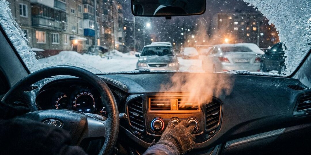 Проверил на себе способы поднять мощность печки для обогрева салона зимой