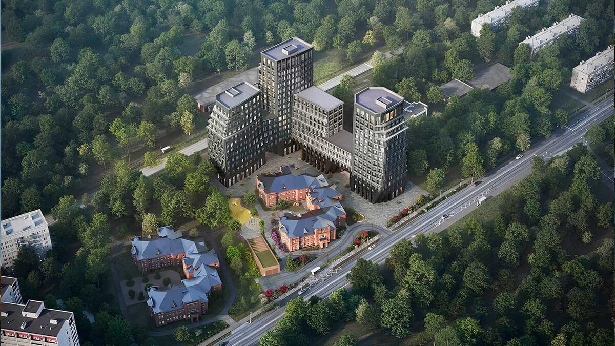 ЖК 26 Парквью расстворяется среди парков